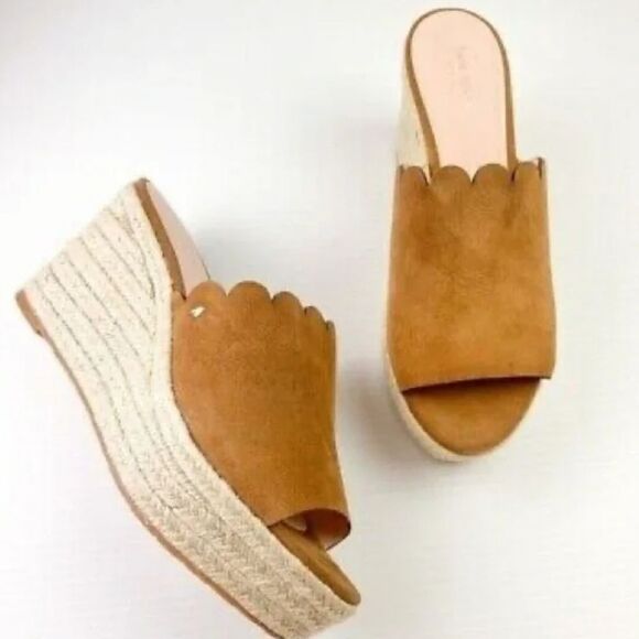 Kate Spade The Tabby Wedge Espadrille Slides - Picture 2 of 9